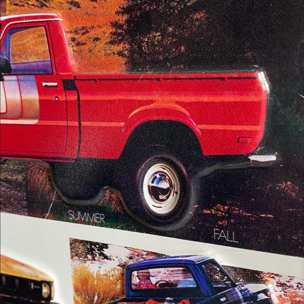 Toyota 1978 4 x 4 Vintage Truck Advertisement New Metal Garage Art Man Cave Sign
